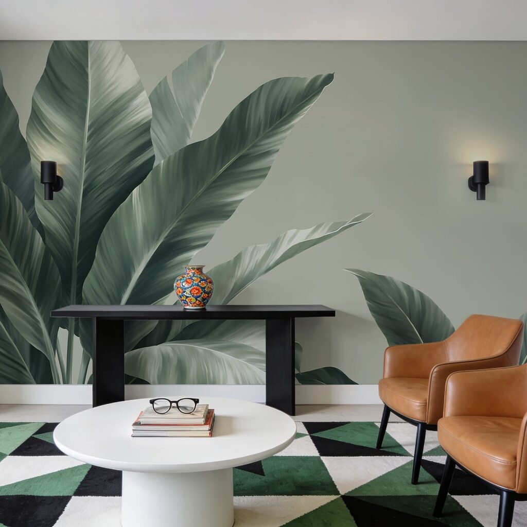 Blad met lichte vegen — interieur 1