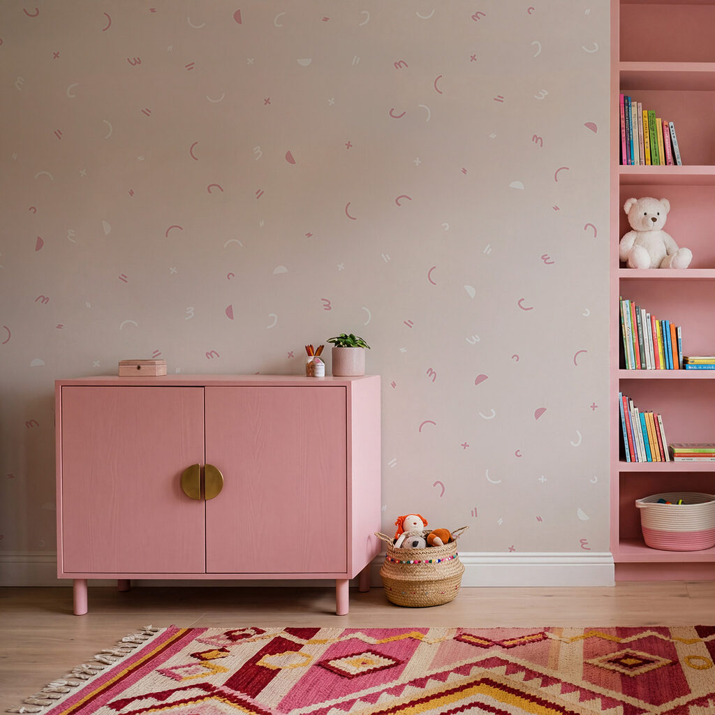 Tekentjes op zachte kleur — interieur 2