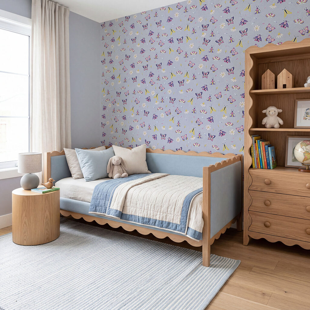 Vlindertjes in fijne herhaling — interieur 1