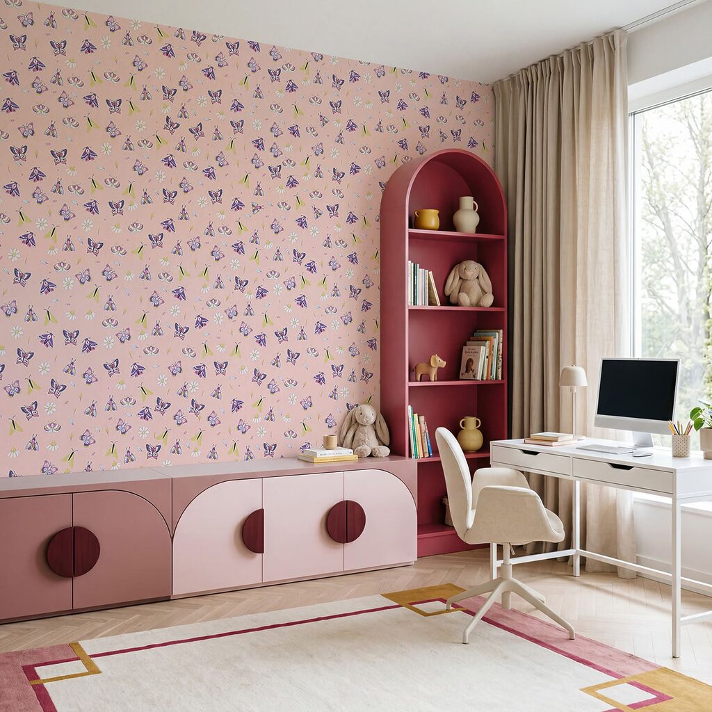 Vlindertjes in fijne herhaling — interieur 2