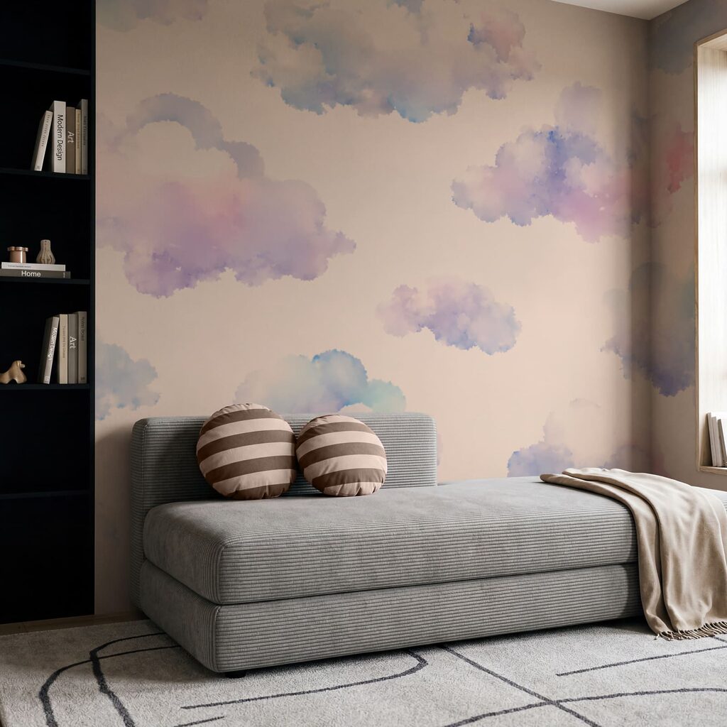 Pastelwolkjes op perziklucht — interieur 2
