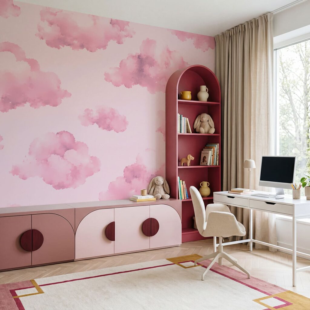 Wolkjes in zachte waterverf — interieur 3