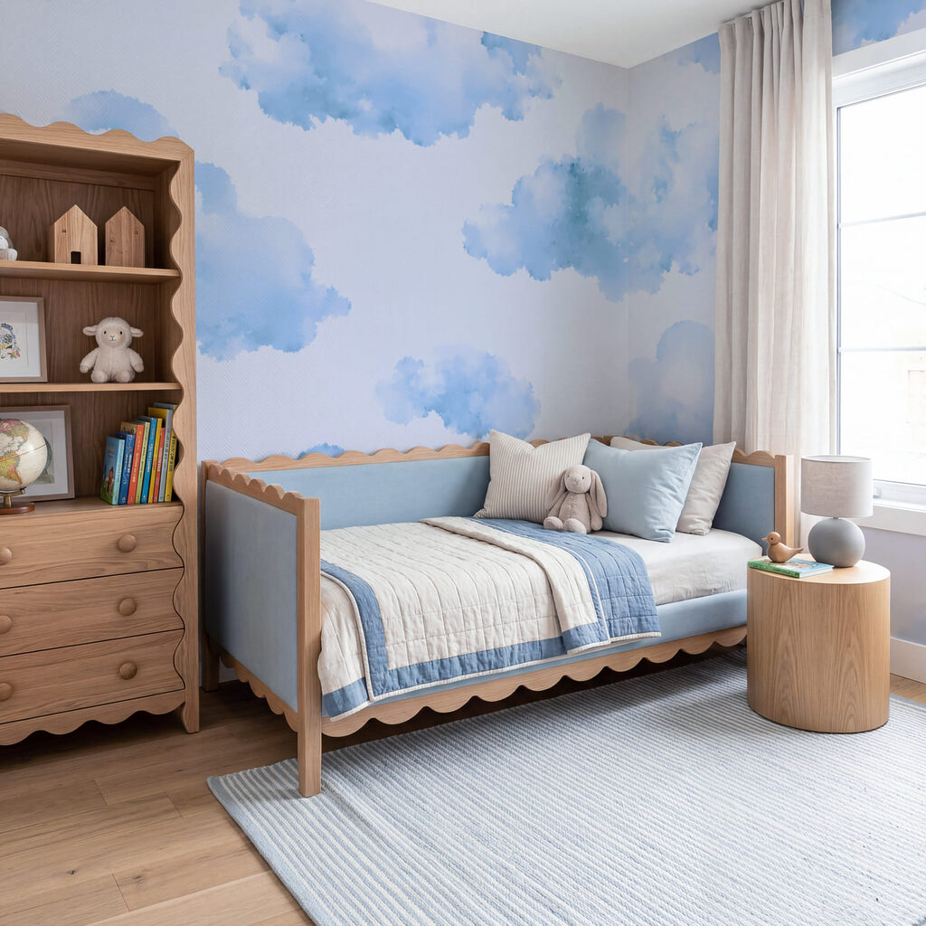 Wolkjes in zachte waterverf — interieur 3