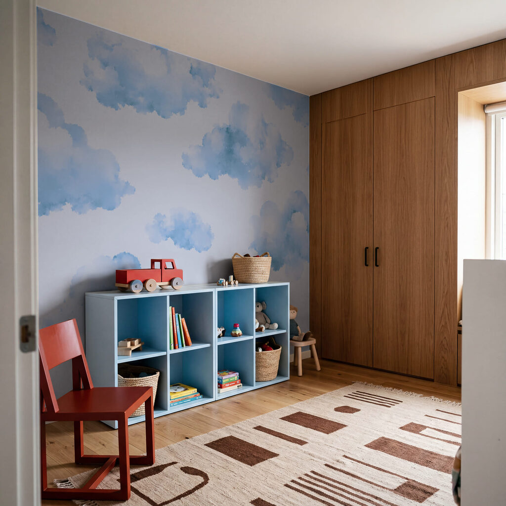 Wolkjes in zachte waterverf — interieur 2