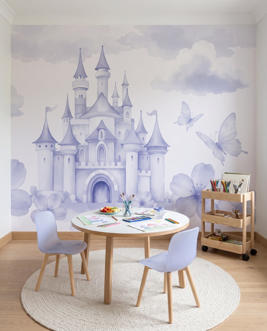 Kasteel tussen bloesemwolken — interieur 1