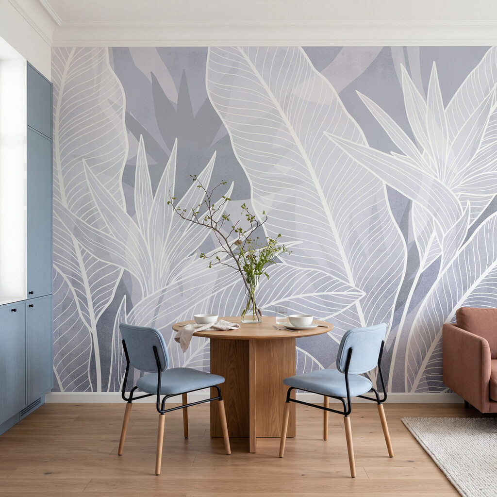 Witte bladnerven in herhaling — interieur 2