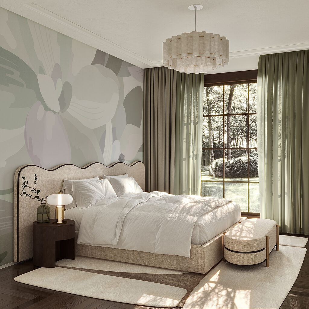 Bloemen in zachte kleurvlakken — interieur 2