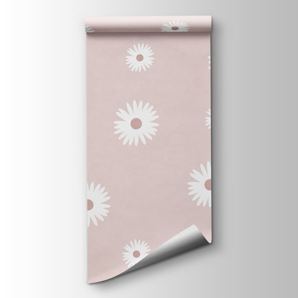 Kleine bloemen op kleur — productweergave