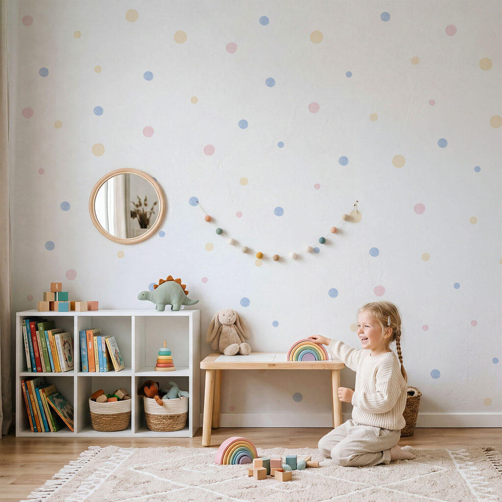 Een handvol pastelstippen — interieur 2