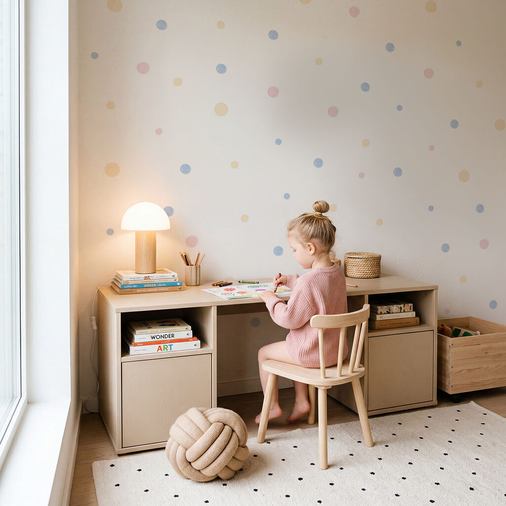 Een handvol pastelstippen — interieur 3