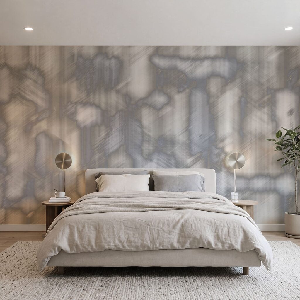 Vervaagde geometrie met streepschaduwen — interieur 2