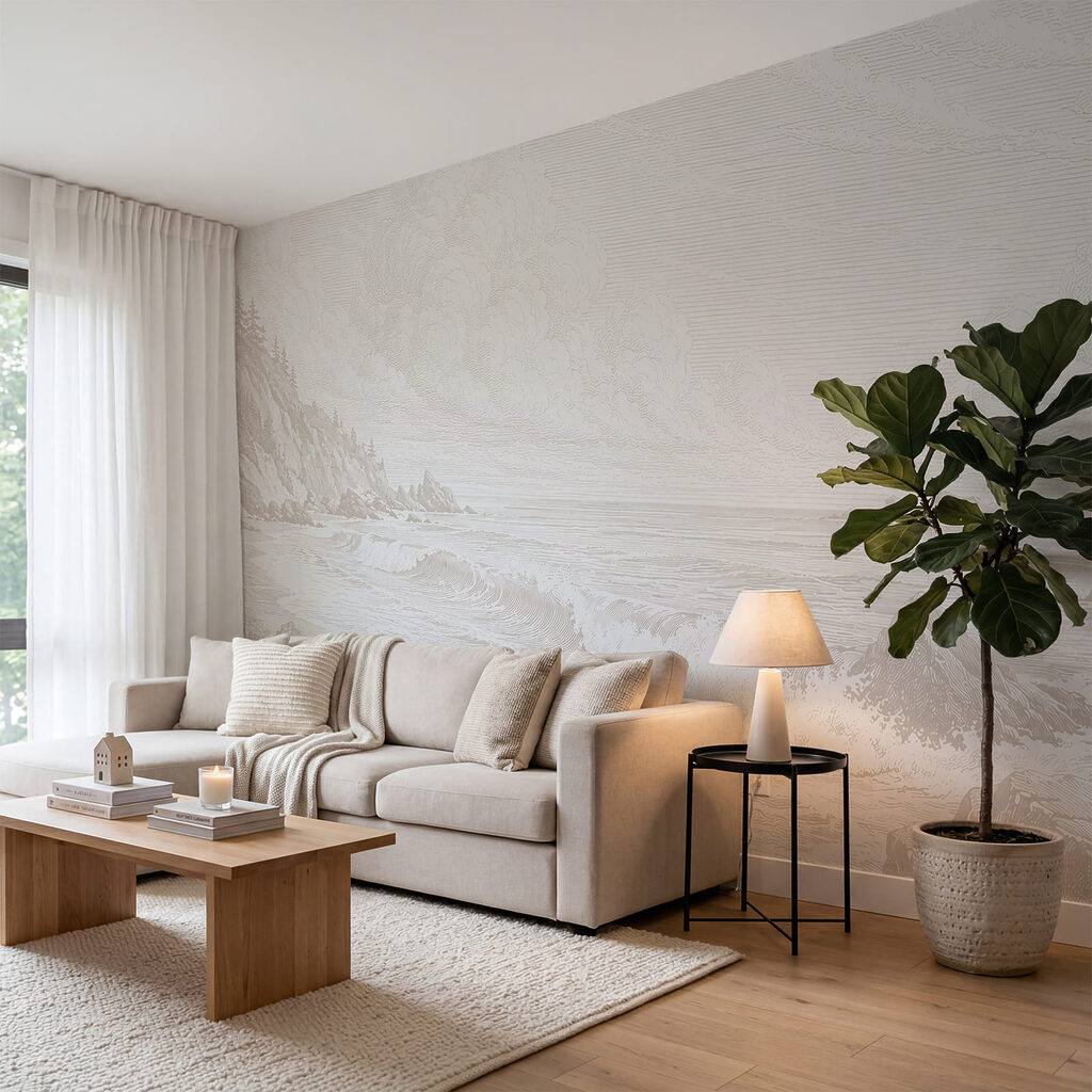 Kust in bleke lijnen — interieur 2