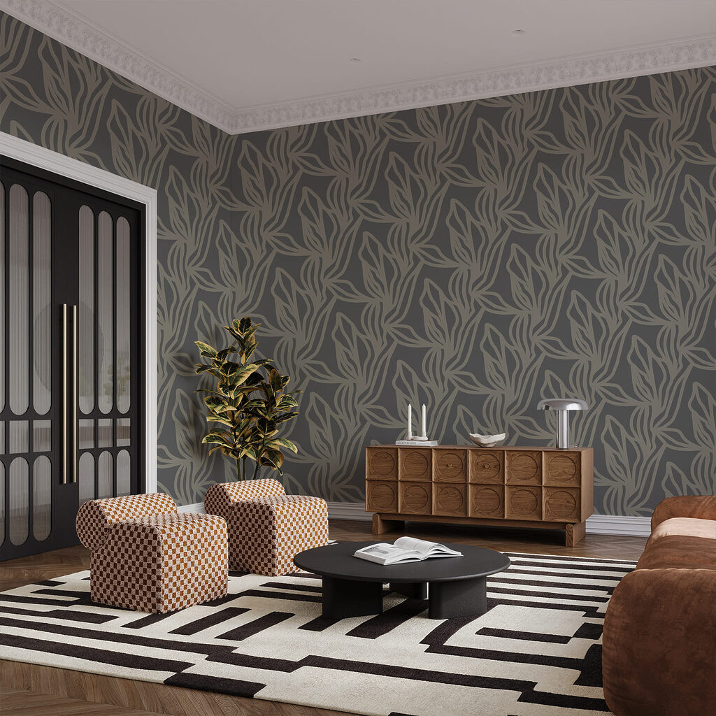 Bladlijnen in fijn ritme — interieur 1