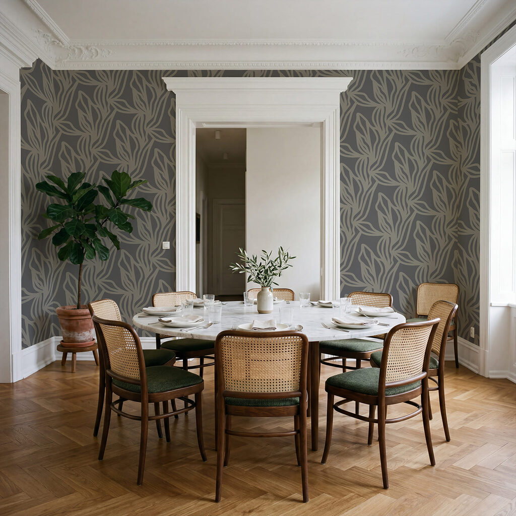 Bladlijnen in fijn ritme — interieur 2
