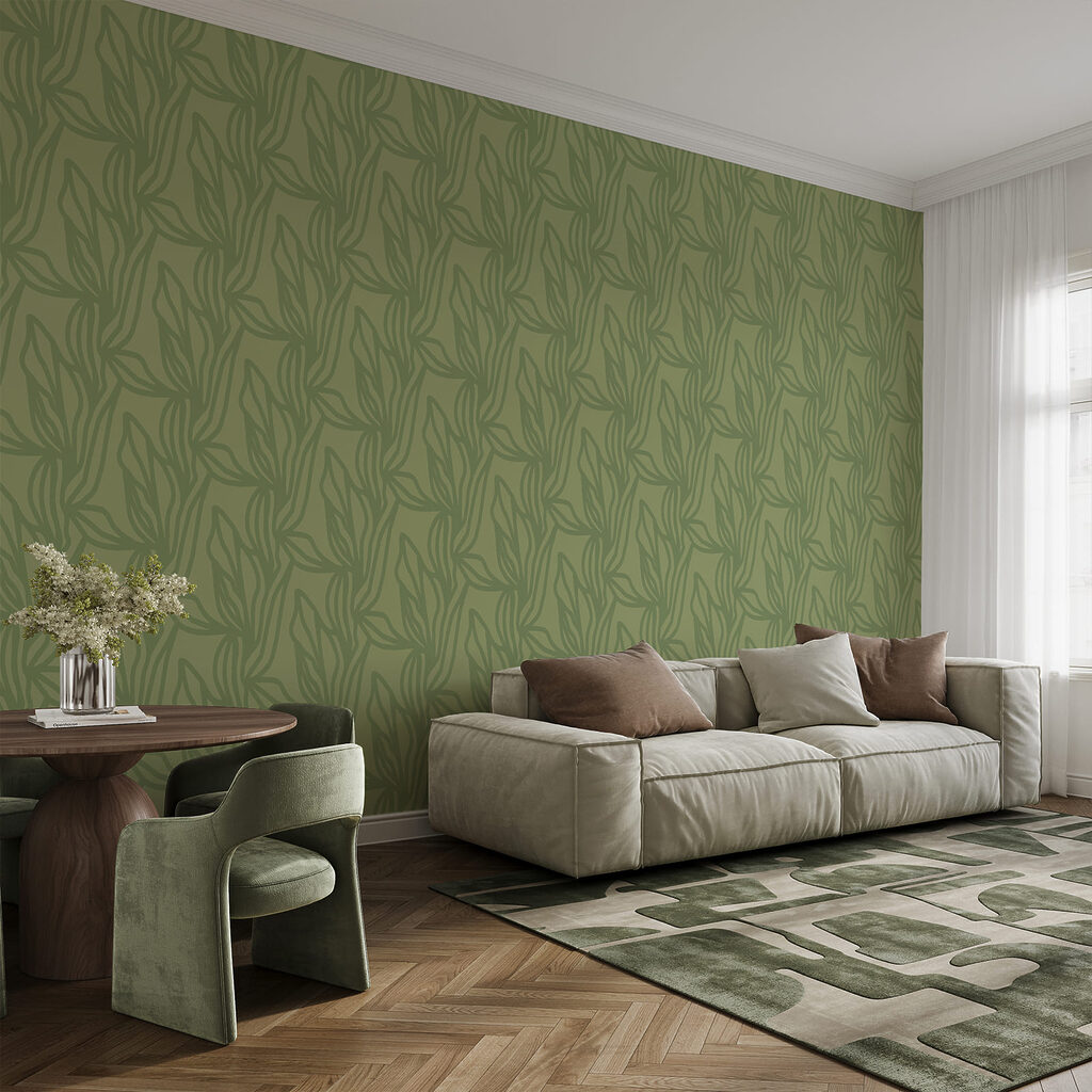 Bladeren in fijne contouren — interieur 2