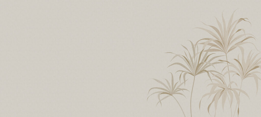 Zachte en subtiele botanische elegantie — volledig ontwerp