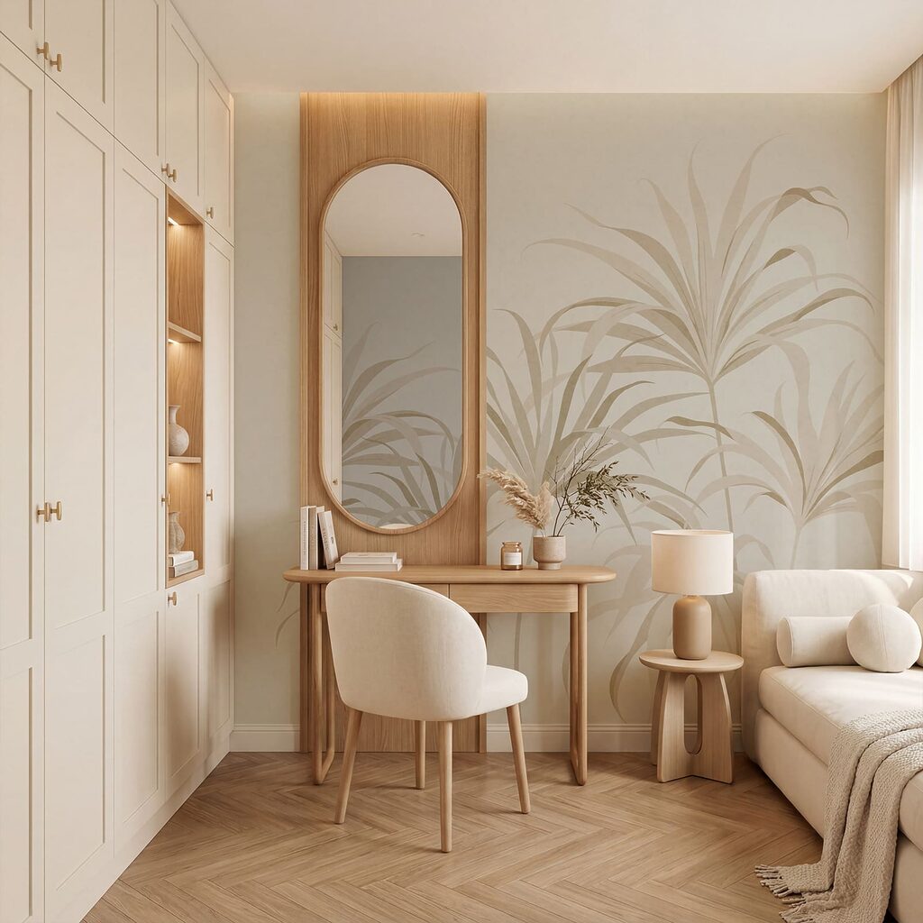 Zachte en subtiele botanische elegantie — interieur 1