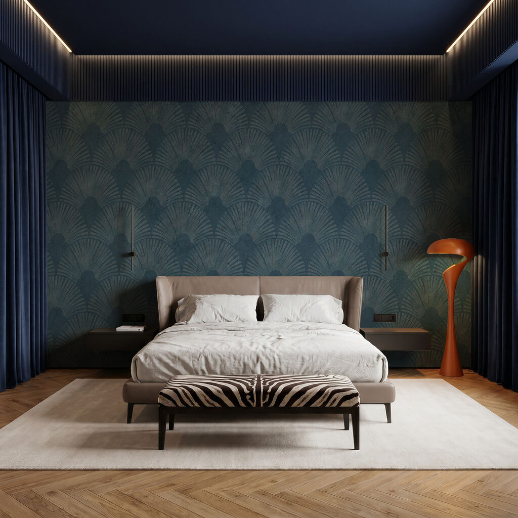 Waaiers met geschilderde schaduwen — interieur 2