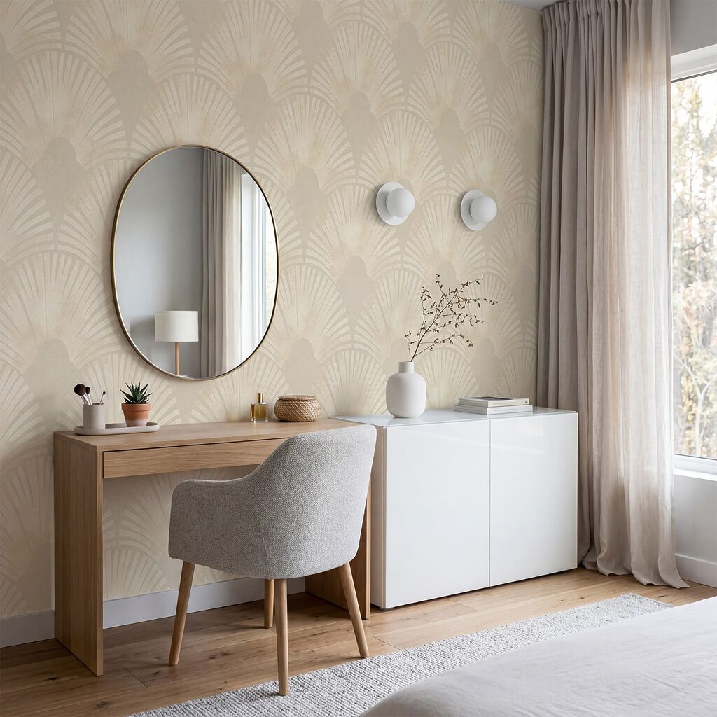 Waaiers met geschilderde schaduwen — interieur 2