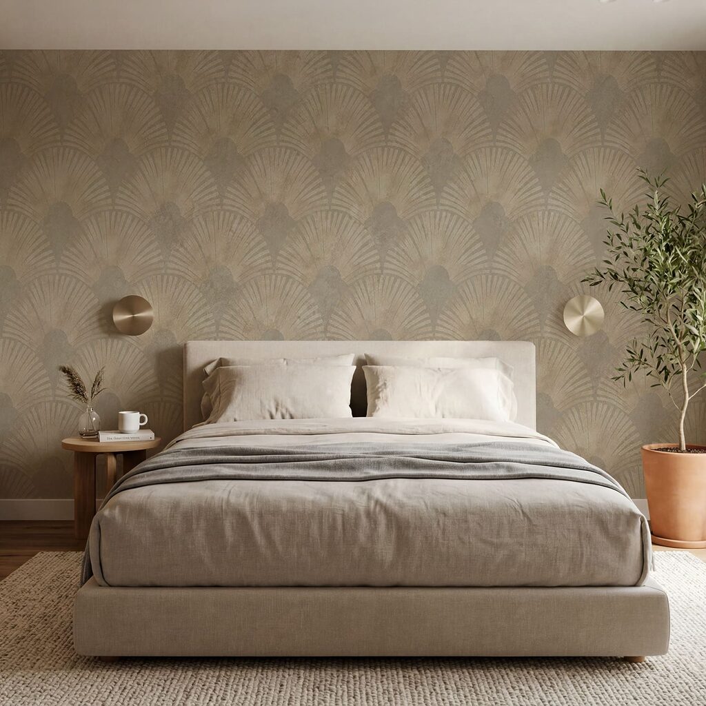 Waaiers met geschilderde schaduwen — interieur 1