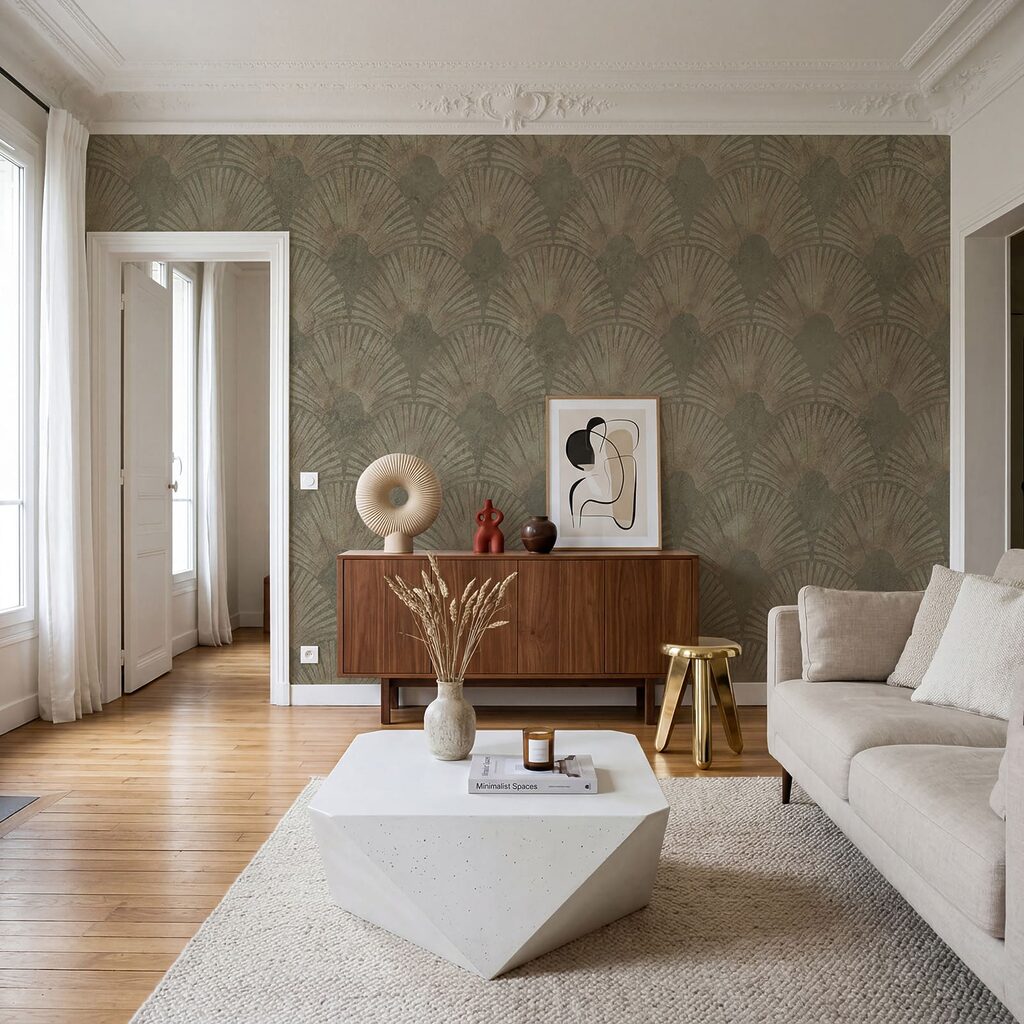 Waaiers met geschilderde schaduwen — interieur 2