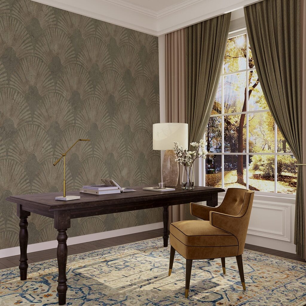 Waaiers met geschilderde schaduwen — interieur 3