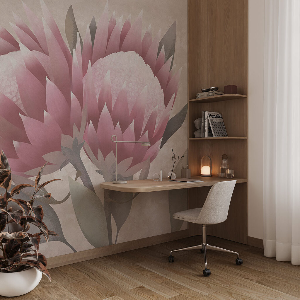 Bloemen met spitse blaadjes — interieur 2