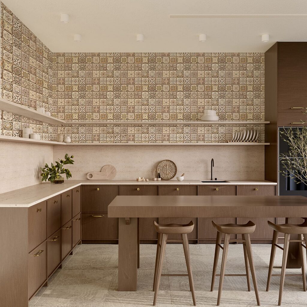 Mozaïek met fijne patronen — interieur 2