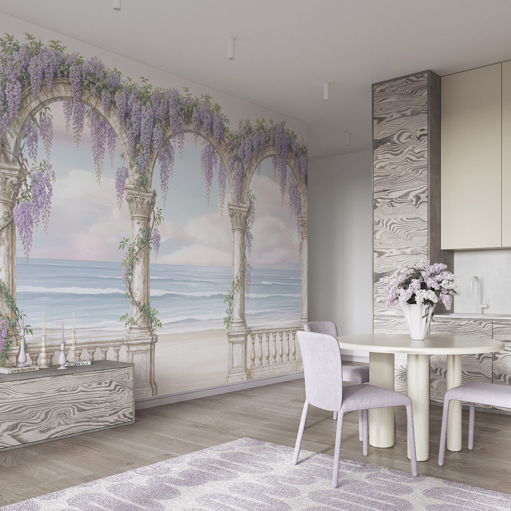 Bloemenbogen naar de zee — interieur 5