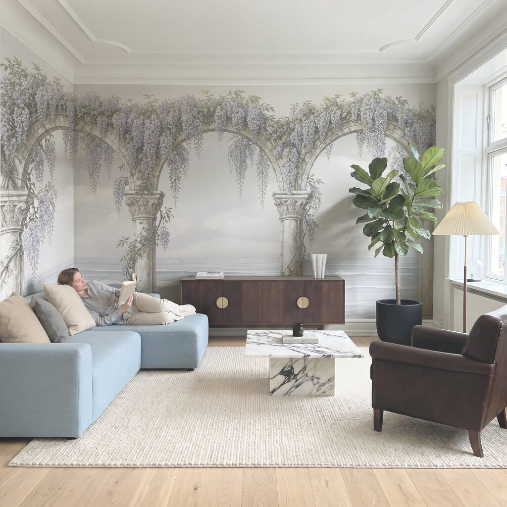 Bloemenbogen naar de zee — interieur 2