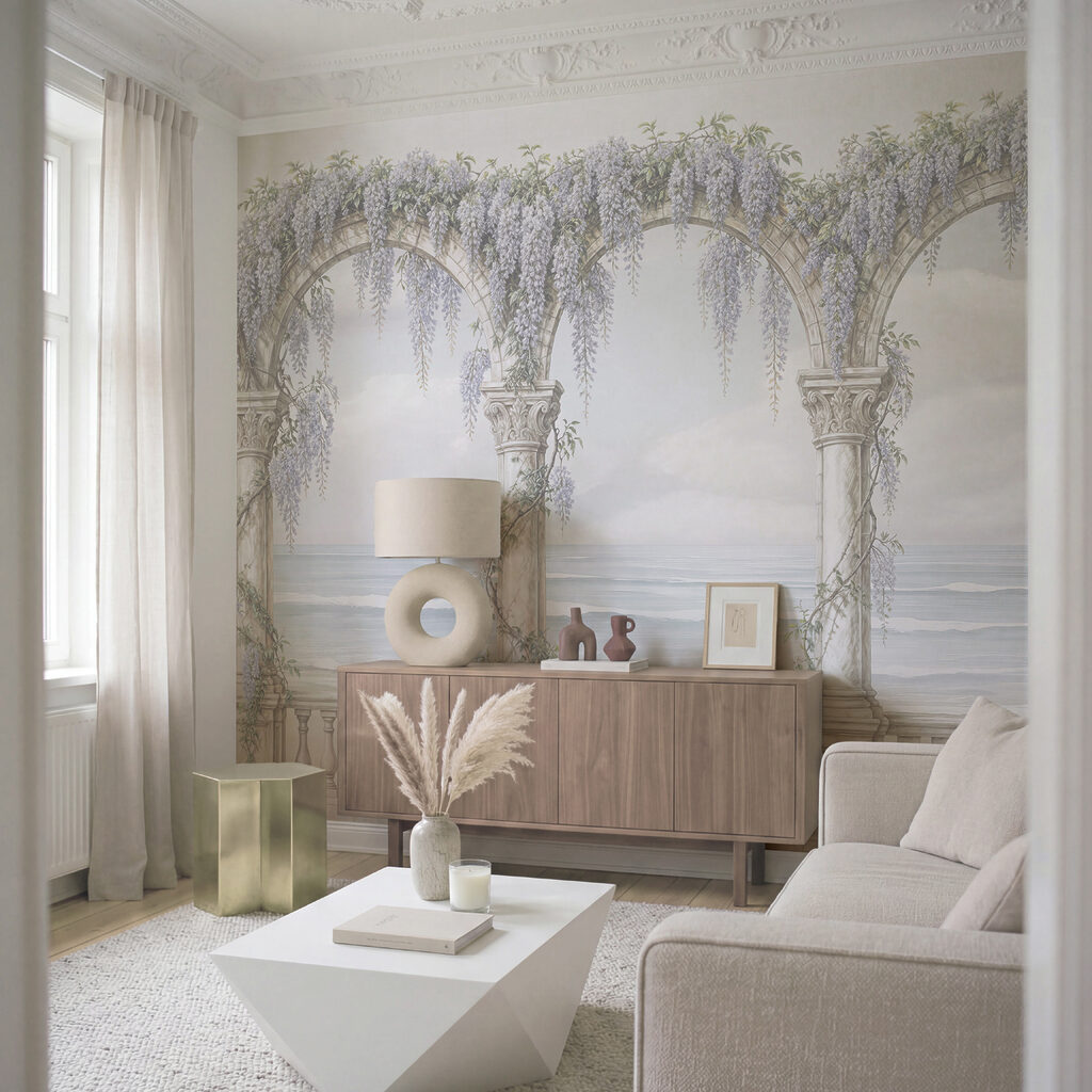 Bloemenbogen naar de zee — interieur 1