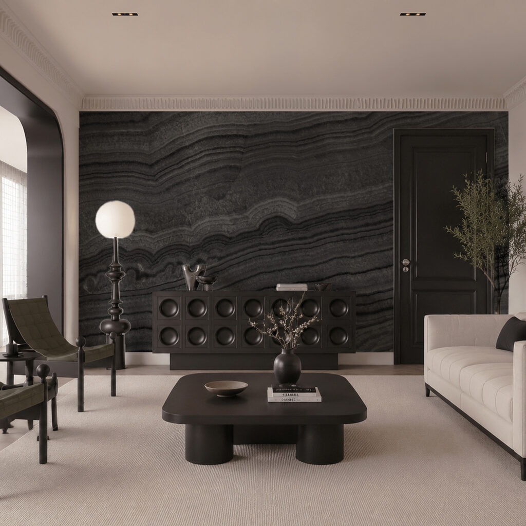 Donkere lijnen in aardlagen — interieur 3