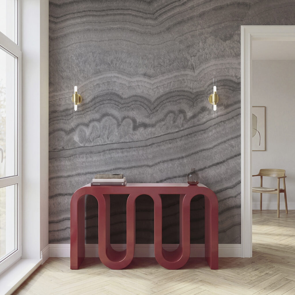 Donkere lijnen in aardlagen — interieur 1