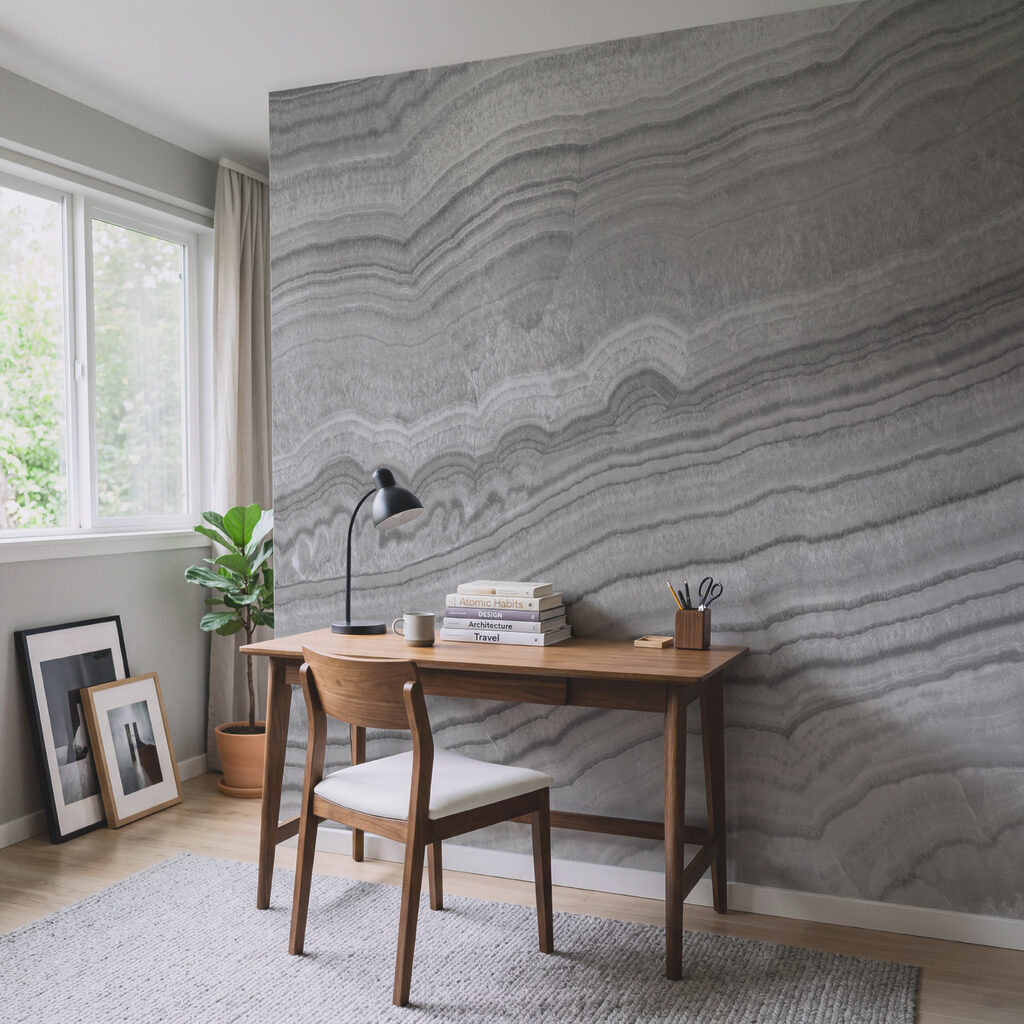 Donkere lijnen in aardlagen — interieur 2
