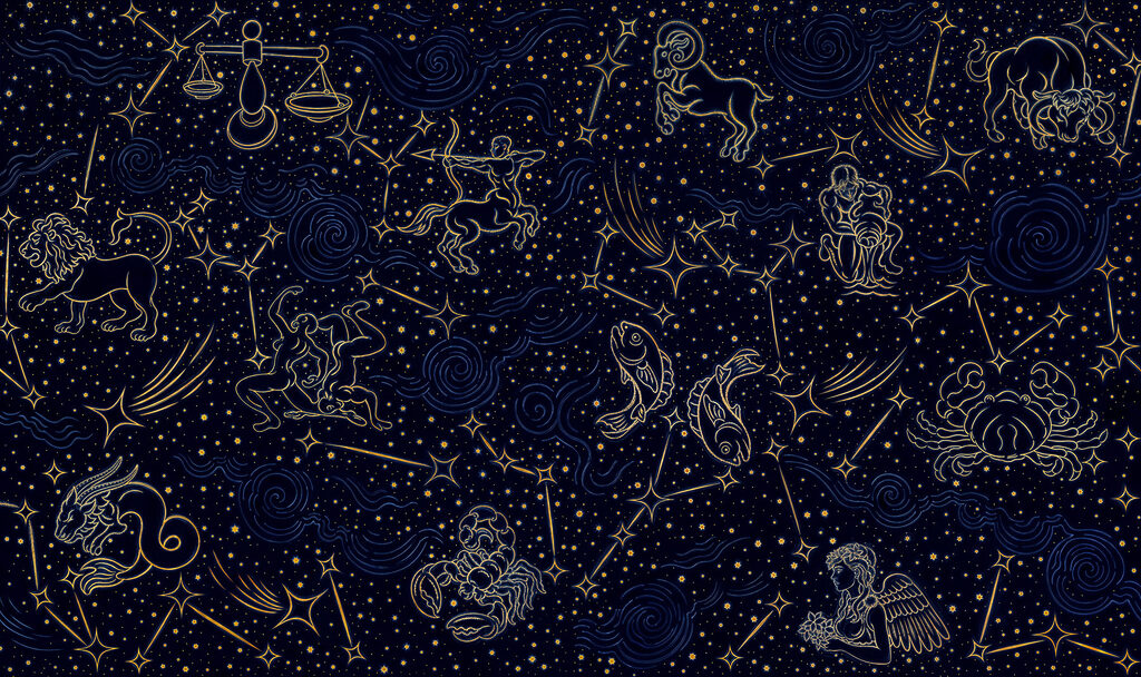Een nacht vol sterrenbeelden — volledig ontwerp