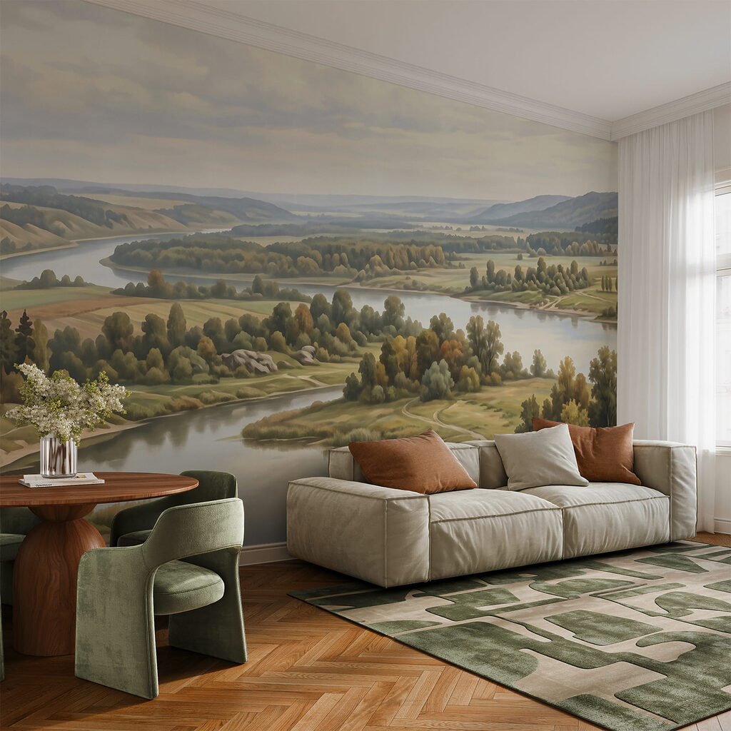 Rivier door de weiden — interieur 4