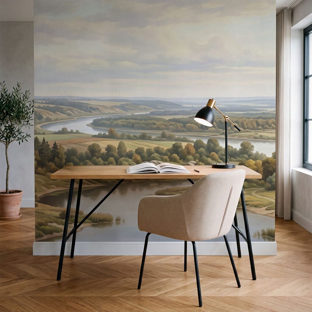 Rivier door de weiden — interieur 5