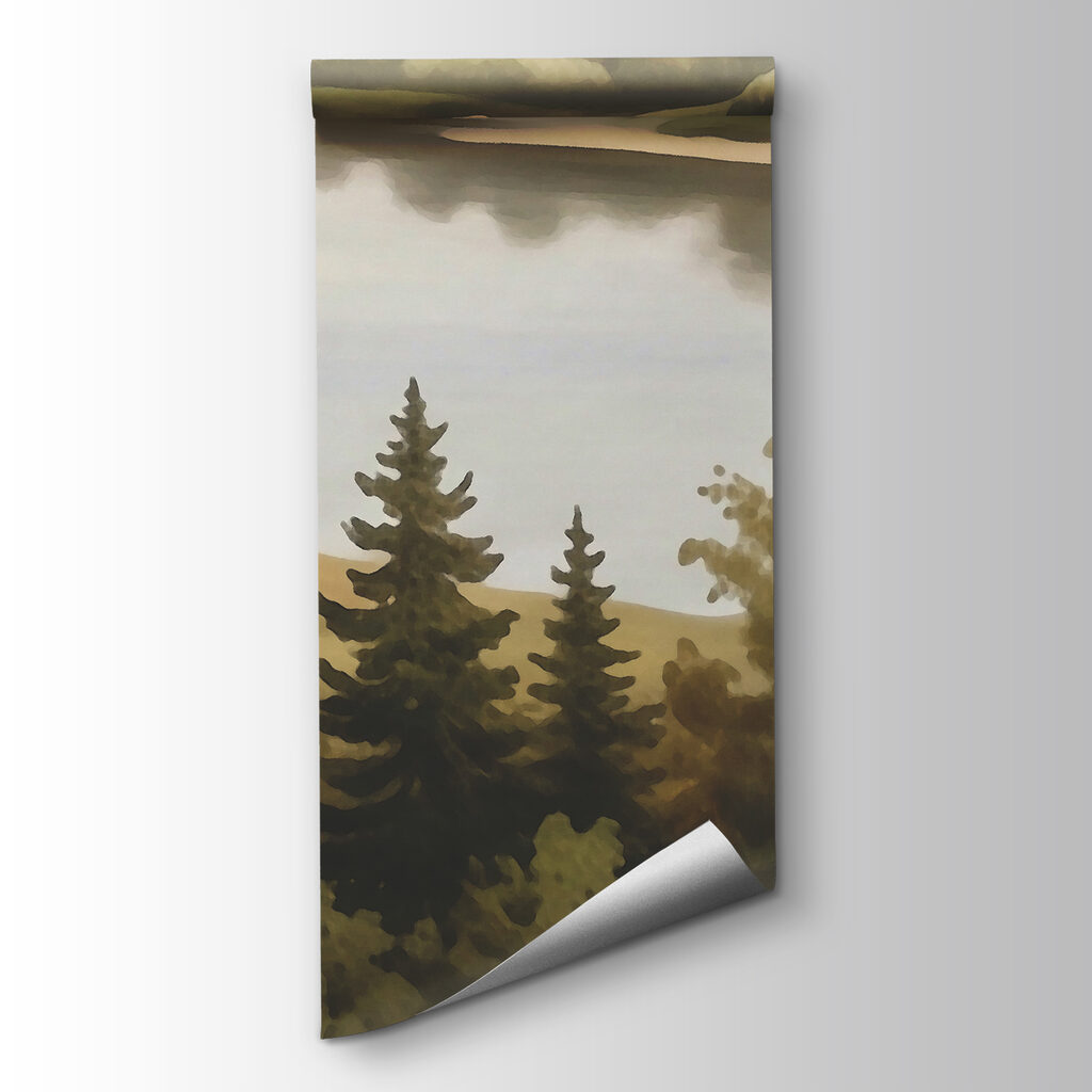 Rivier door de weiden — productweergave