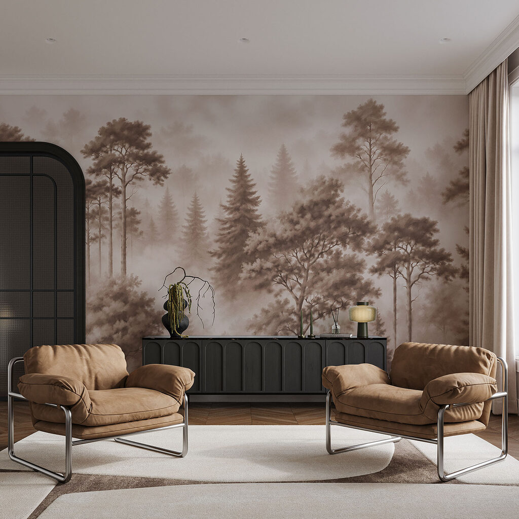 Bos vol ragfijne nevel — interieur 2