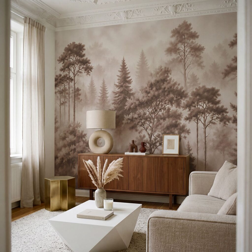 Bos vol ragfijne nevel — interieur 3