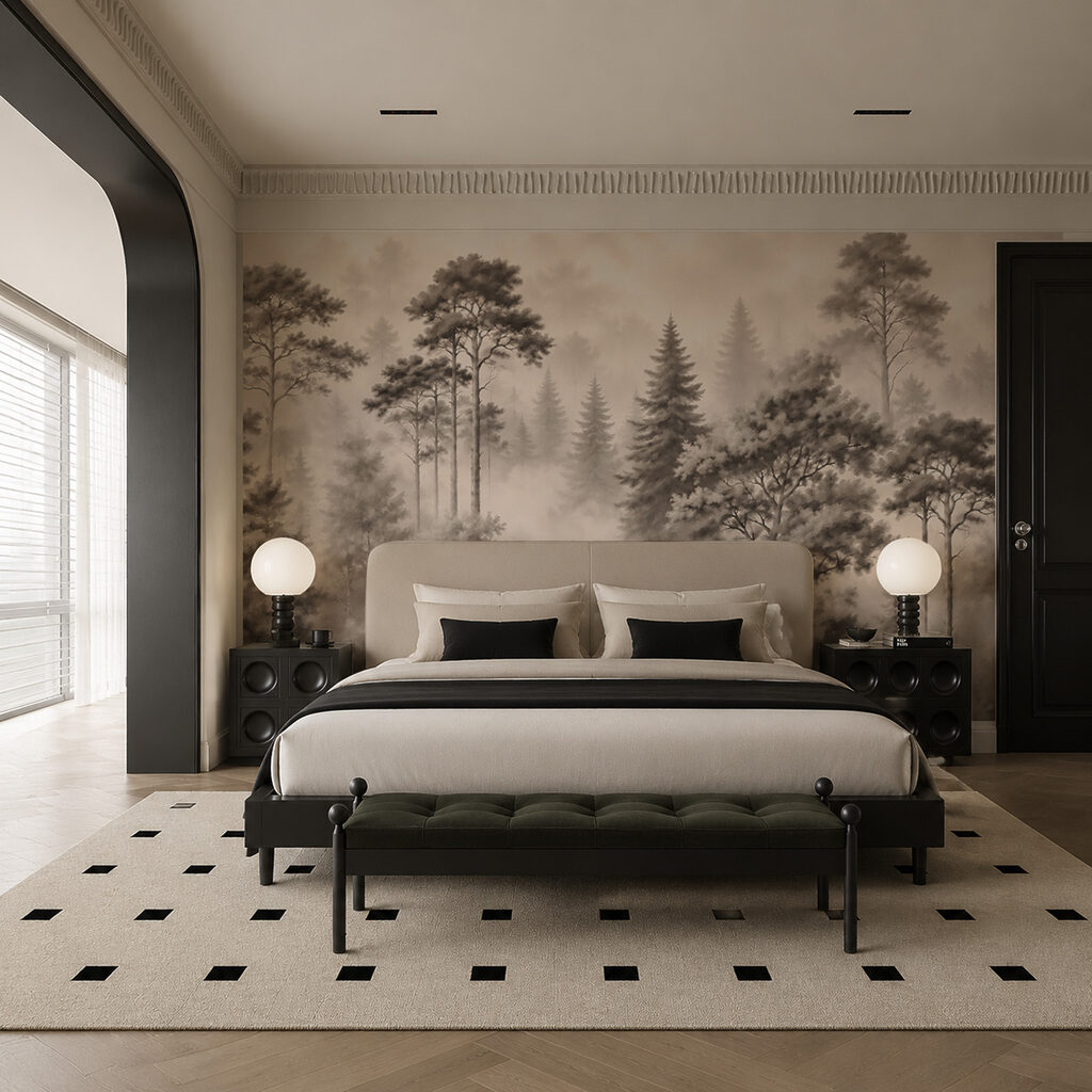 Bos vol ragfijne nevel — interieur 2