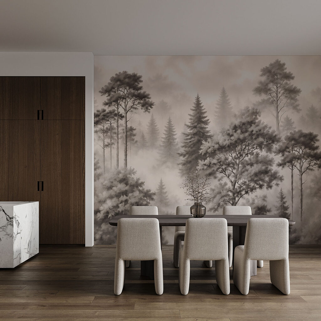 Bos vol ragfijne nevel — interieur 3