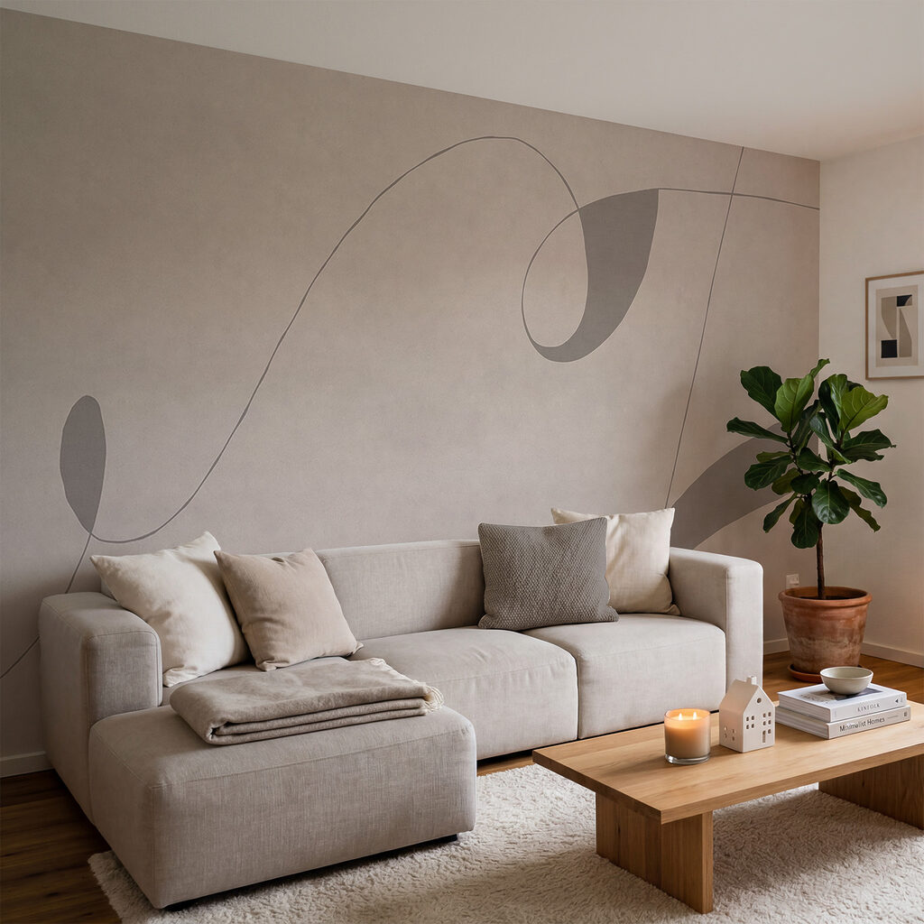 Losse lijnen met vlakken — interieur 2