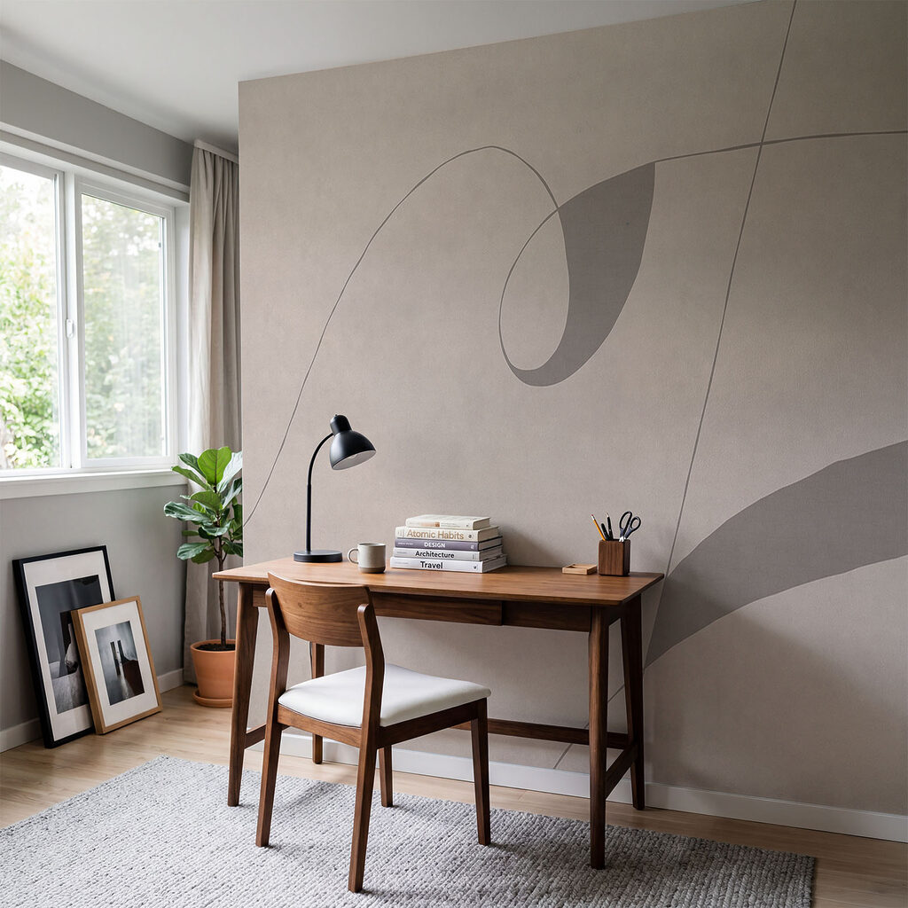 Losse lijnen met vlakken — interieur 4