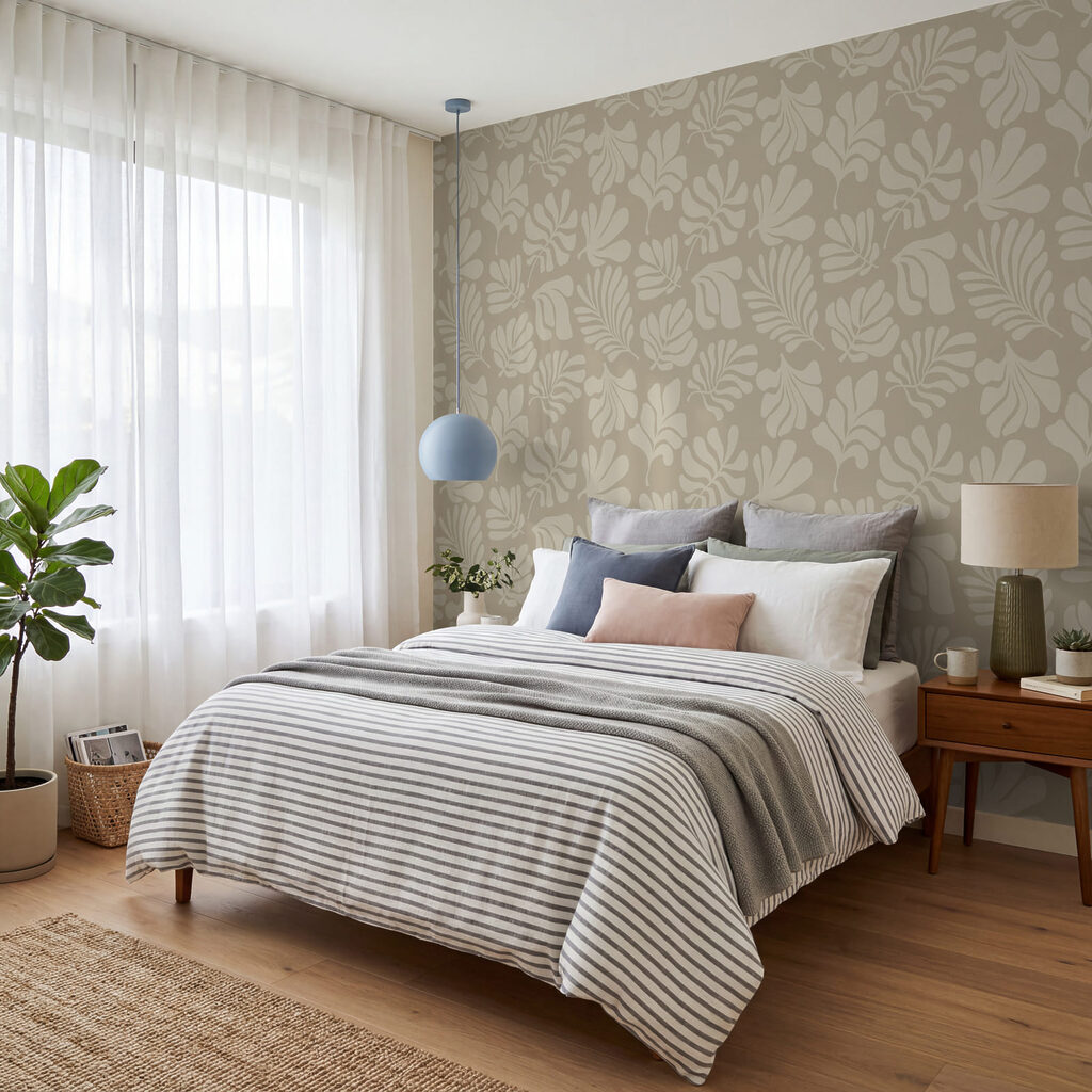 Kleine bladeren in herhaling — interieur 3