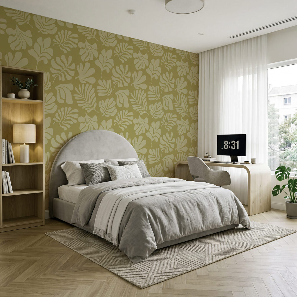 Kleine bladeren in herhaling — interieur 2