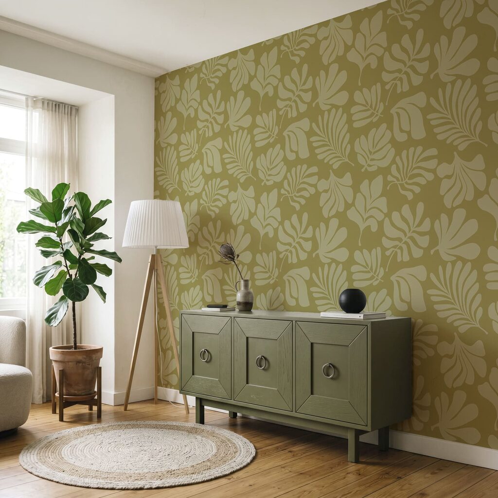 Kleine bladeren in herhaling — interieur 1