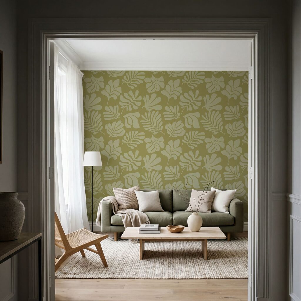 Kleine bladeren in herhaling — interieur 3