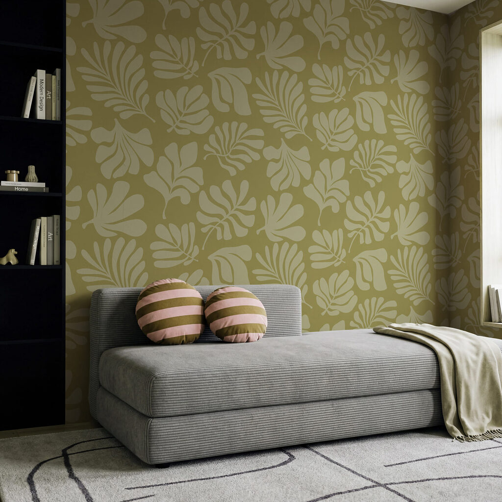 Kleine bladeren in herhaling — interieur 4
