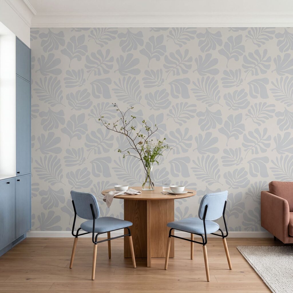 Kleine bladeren in herhaling — interieur 3